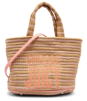 Juicy Couture Torebka na ramię + saszetka Nora Straw S.