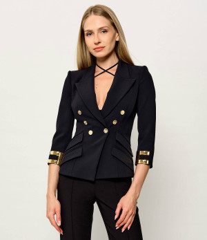 Elisabetta Franchi Żakiet | Slim Fit