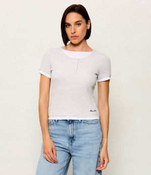 Guess Jeans Bluzka Henley | Slim Fit