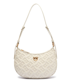 Pinko Skórzane hobo Half Moon Mini