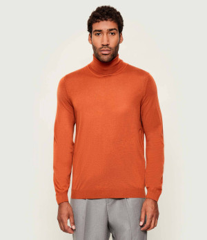 BOSS BLACK Wełniany golf Musso-P | Slim Fit