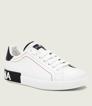 Dolce & Gabbana Skórzane trampki