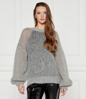 BOSS BLACK Wełniany sweter Fablura | Loose fit