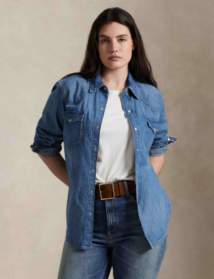 POLO RALPH LAUREN Jeansowa koszula | Regular Fit