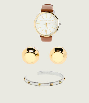 Michael Kors Zegarek + bransoletka + kolczyki Pyper MK4897SET