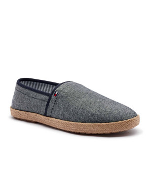 Tommy Hilfiger Lniane espadryle CHAMBRAY