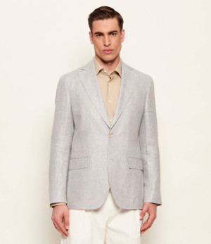 Sand Copenhagen Lniana marynarka Star Napoli | Regular Fit