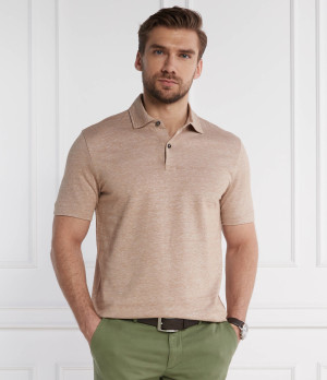 BOSS BLACK Lniane polo Press 56 | Regular Fit