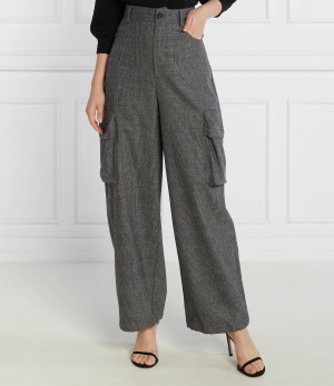 Pinko Spodnie | flare fit | z dodatkiem wełny