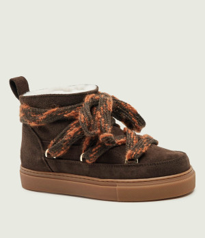 INUIKII Śniegowce Suede Knot | zamsz