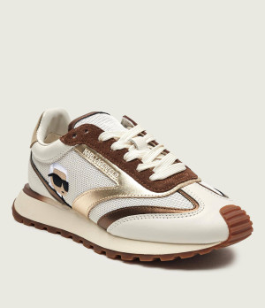 Karl Lagerfeld Sneakersy KAIRO NFT | z dodatkiem skóry | zamsz