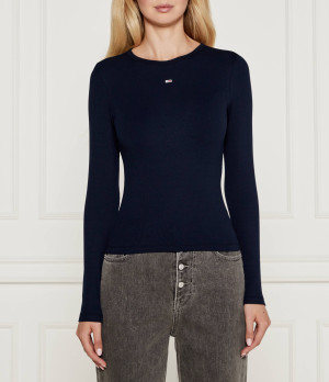 Tommy Jeans Bluzka ESSENTIAL | Slim Fit