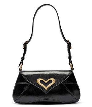 Pinko Skórzana torebka na ramię 520 Shoulder Classic