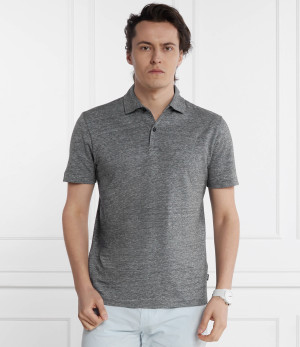BOSS BLACK Lniane polo Press 56 | Regular Fit