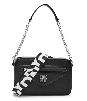 DKNY Skórzana listonoszka