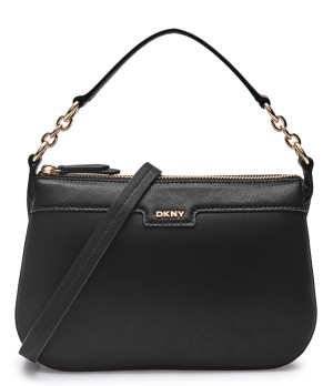 DKNY Skórzana listonoszka