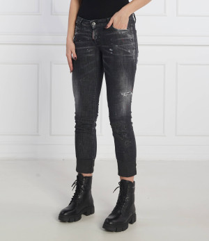 Dsquared2 Jeansy Jennifer Cropped Jea | Slim Fit | low rise