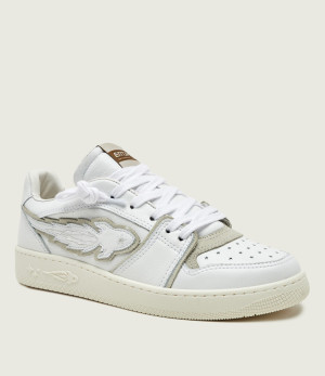 Enterprise Japan Skórzane sneakersy Egg Rocket 1 | zamsz
