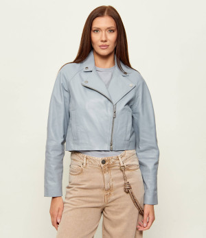 Pinko Skórzana ramoneska CARLENE | Cropped Fit