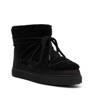 INUIKII Śniegowce Curly | shearling | zamsz | wełna