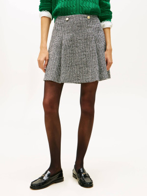 Tommy Hilfiger Wełniana spódnica Festive