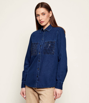 GUESS Jeansowa koszula MONIQUE | Regular Fit