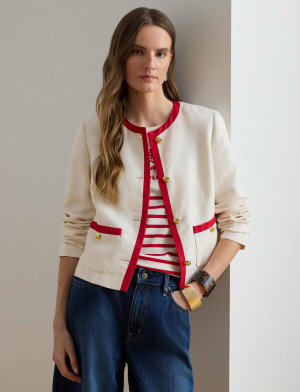 LAUREN RALPH LAUREN Lniana marynarka | Regular Fit