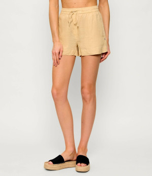 Tommy Hilfiger Lniane szorty | Regular Fit