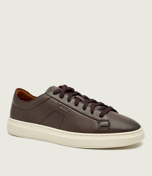 BOSS BLACK Skórzane sneakersy Kieran_Tenn_bustd