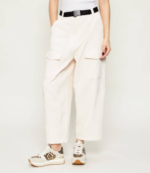 Liu Jo Sport Spodnie cargo z paskiem | Loose fit