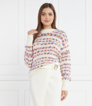 Pinko Sweter | Regular Fit | z dodatkiem wełny