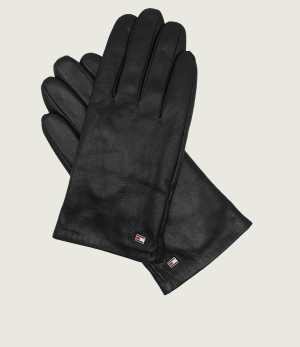 Tommy Hilfiger Skórzane rękawiczki ESSENTIAL FLAG