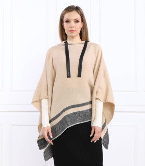 Joop! Ponczo | Relaxed fit | z dodatkiem wełny