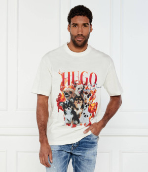 HUGO T-shirt Dugie | Oversize fit