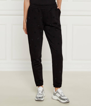 Karl Lagerfeld Spodnie dresowe Rhinestone | Regular Fit