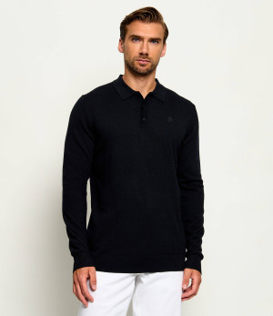 Karl Lagerfeld Wełniane polo | Regular Fit