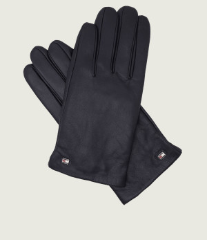 Tommy Hilfiger Skórzane rękawiczki ESSENTIAL FLAG
