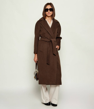 Weekend MaxMara Wełniany płaszcz TEMPERA