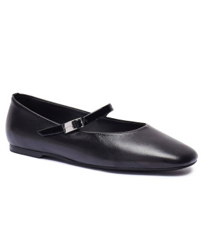Calvin Klein Skórzane baleriny Mary Jane