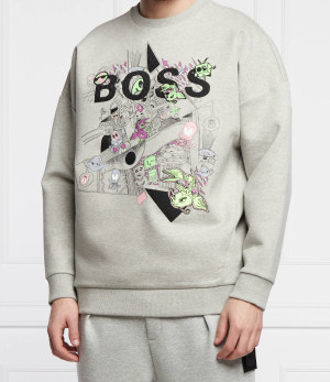 BOSS GREEN Bluza Salbo Lotus | Regular Fit