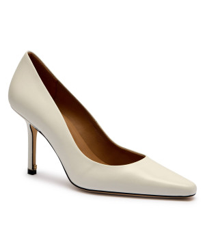 BOSS BLACK Skórzane szpilki Charlize_Pump90_NA