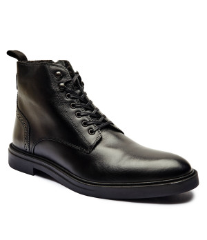 BOSS BLACK Skórzane buty wysokie Calev