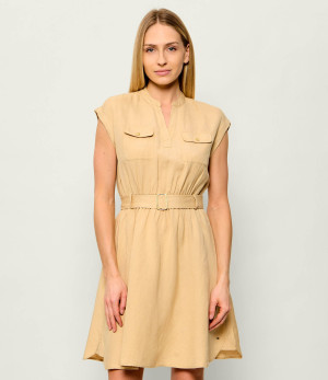 Tommy Hilfiger Lniana sukienka