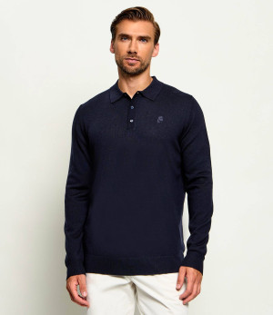 Karl Lagerfeld Wełniane polo | Regular Fit