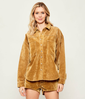 One Teaspoon Koszula DARIA | Loose fit | sztruks