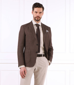 Joop! Lniana marynarka Hoverest | Slim Fit