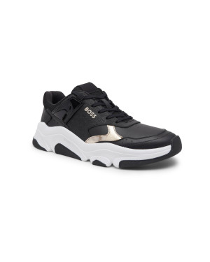 BOSS BLACK Sneakersy Asher | z dodatkiem skóry
