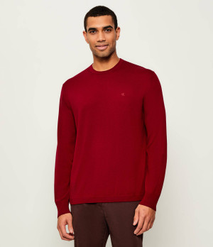 Calvin Klein Wełniany sweter | Regular Fit