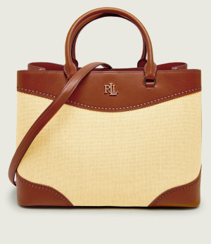 LAUREN RALPH LAUREN Shopperka MARCY | z dodatkiem skóry