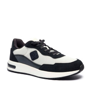 Armani Exchange Sneakersy ENGLISH | z dodatkiem skóry